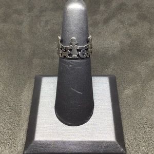 Retired James Avery Boy and Girl Ring